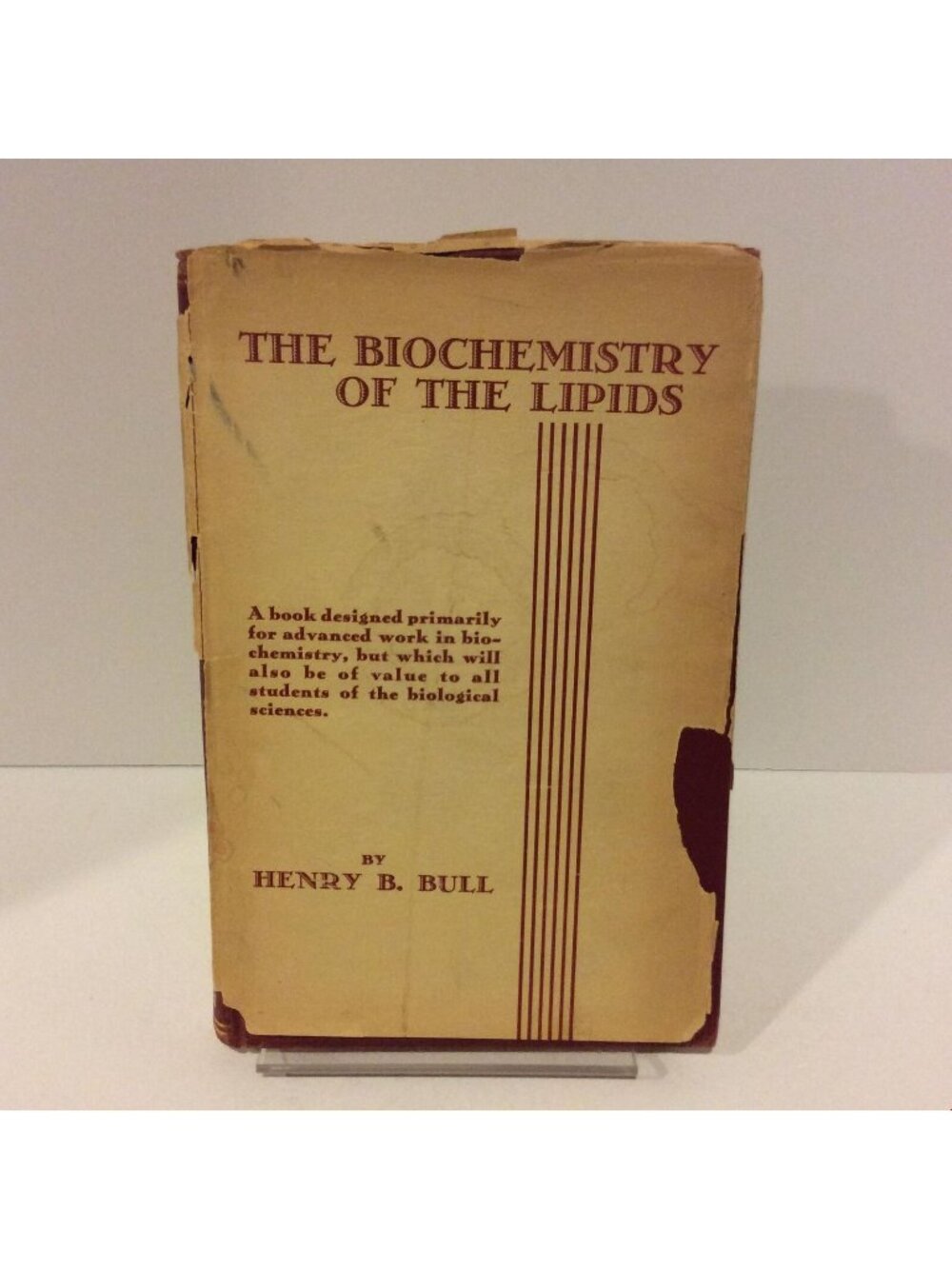 The Biochemistry Of The Lipids Book 1937 Henry B Bull
